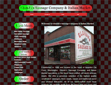Tablet Screenshot of glondossausage.com